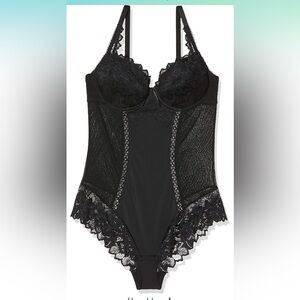 Lepel fiore plunge bodysuit 30dd black